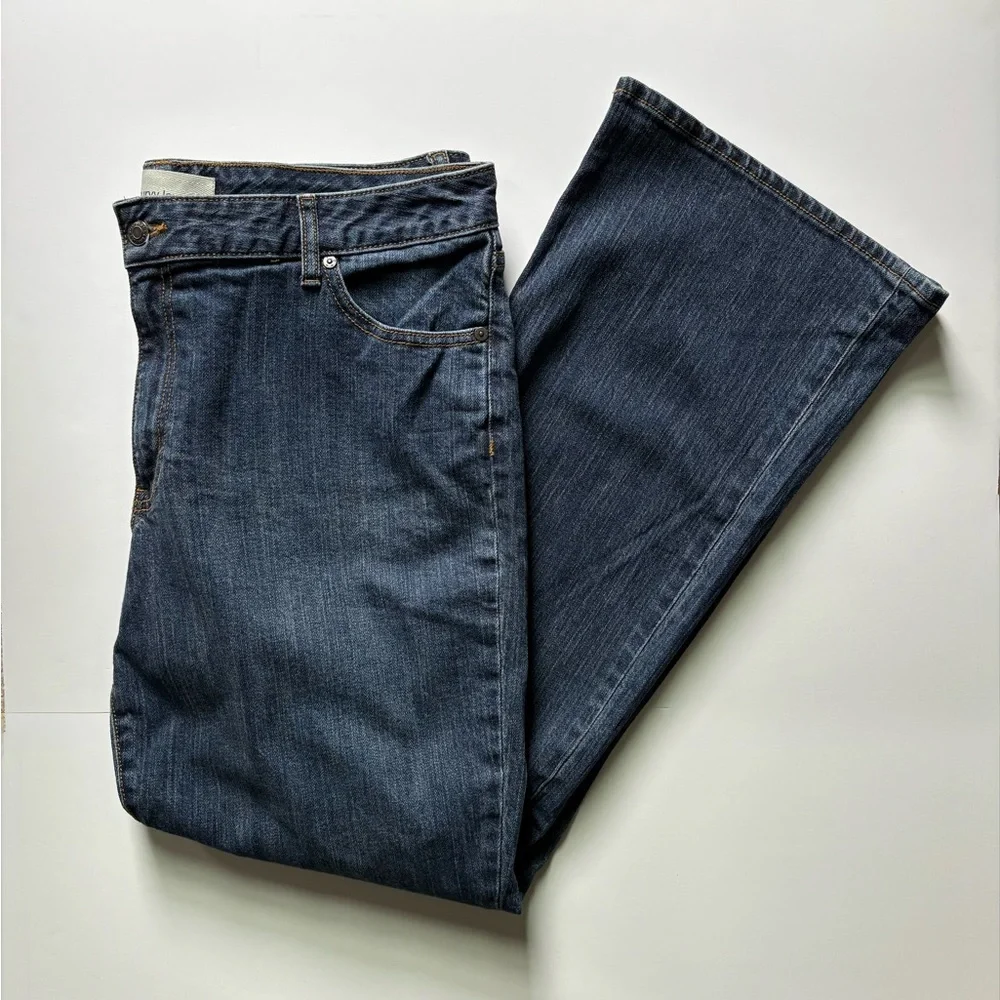 HP🎉 GAP Dark Blue Curvy Low Rise Stretch Women's Jeans Size 16 - Picture 3 of 5